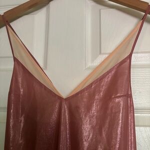 Metallic Pink Dress